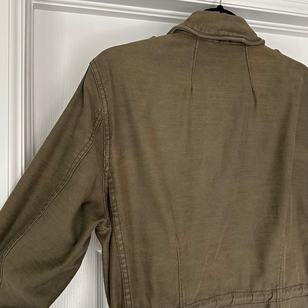 Free People Not Your Brother's Surplus Military Jacket Utility Boho Grunge Sz M - Picture 11 of 14
